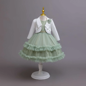 Elegant Flower Girl Dress with Bolero Jacket